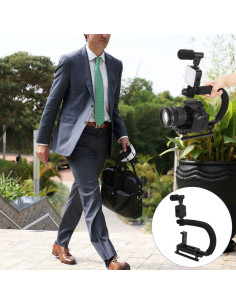 Soporte Estabilizador de Cámara de Mano Tiiyee con Luz LED 2