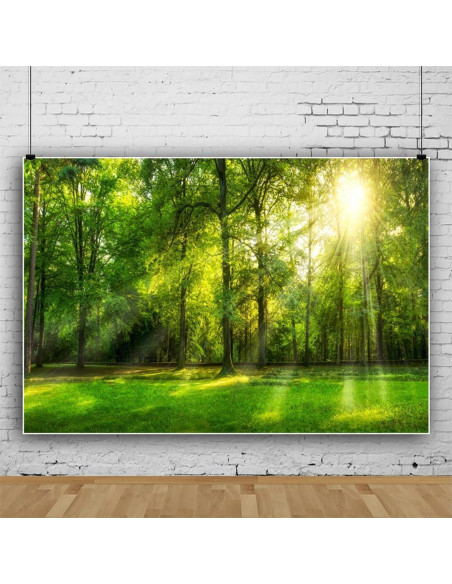 Fondo de Fotografía Leowefowa 3x2.2m Selva Primavera