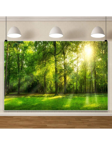 Fondo de Fotografía Leowefowa 3x2.2m Selva Primavera