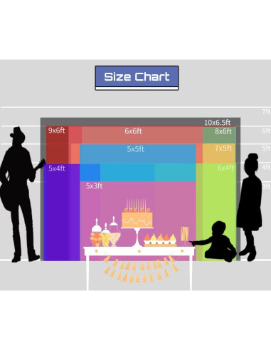 Backdrop de Tela Poliester Loccor 213x152cm Fiesta Pub