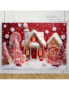 Fondo de Fotografía Navideño Vinilo 210x150cm MIXIANG 2