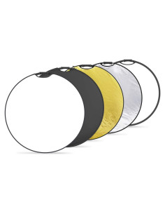 Reflector 5-en-1 Neewer 110cm Plegable para Fotografía