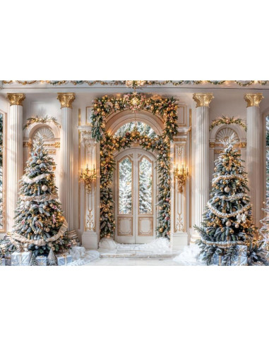 Fondo de Fotografía Navideño Kate 2.13x1.52m Microfibra