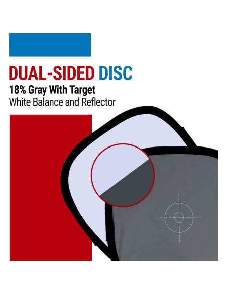 Disco de Balance de Blancos Vidpro WB-24 Doble Cara 60.96 cm