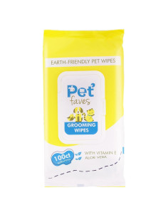Toallitas Hipoalergénicas para Perros Pet Faves 100 Unidades