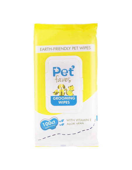 Toallitas Hipoalergénicas para Perros Pet Faves 100 Unidades