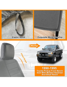 Funda de Asiento Frontal Kistrba para Toyota Pickup 1990-1995 2