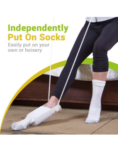 Asistente de Calcetines BodyHealt Azul Deluxe - 83.82 cm 2