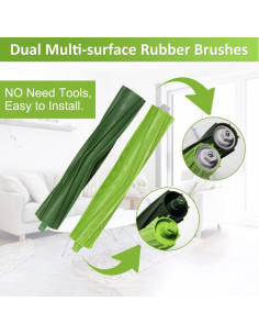 Piezas de Repuesto MZY para Aspiradora Roomba i7 j7 E5 E6 E7 2