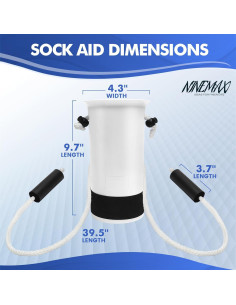 Ayuda para Poner Calcetines NINEMAX, Dispositivo Asistencial 100 cm 2