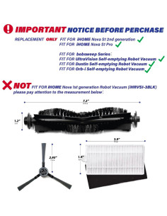 Accesorios para Aspiradora Robot Piegricdiat S1/S1 Pro - 13 Piezas 2