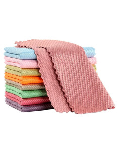 10 Paños de Limpieza Microfibra Sundeer 30x40cm Antiestáticos