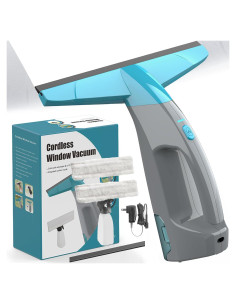 Limpiador de Ventanas Eléctrico Kiato RMWC03GY 28 cm Recargable