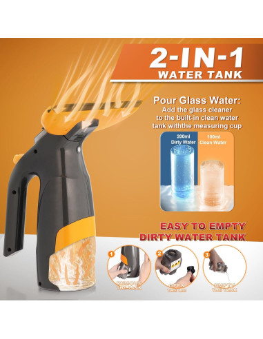 Limpiaparabrisas Eléctrico Inalámbrico Bestnifly BNF-002 3-en-1