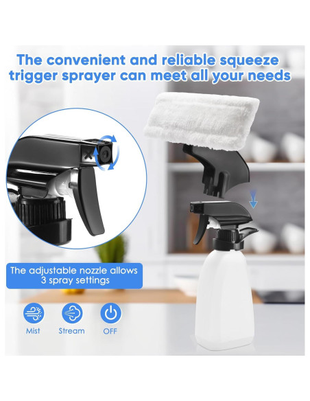 Aspiradora de Ventanas JQCSR KS-5531C Inalámbrica 2000Pa