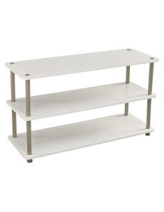 Estante organizador de 3 niveles ClosetMaid para zapatos blanco