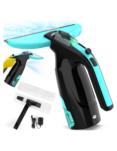 Aspiradora de Ventanas Kiato 3 en 1 Recargable 2200mAh