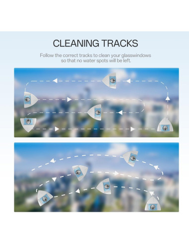 Limpiaparabrisas Magnético HACHWAIZZ Doble Cara 6 Esponjas 0.76-2.54cm