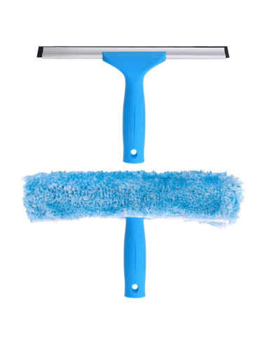 Combo de Limpieza de Ventanas MR.SIGA - Limpiaparabrisas 25cm y Microfibra