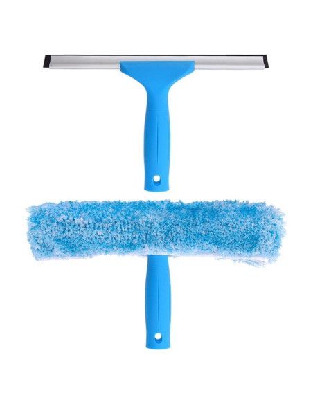 Combo de Limpieza de Ventanas MR.SIGA - Limpiaparabrisas 25cm y Microfibra