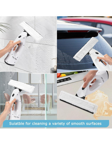 Aspiradora de Ventanas Inalámbrica Dizikzo 3 en 1 - Limpieza Eficaz