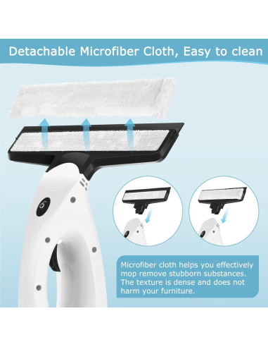 Aspiradora de Ventanas Inalámbrica Dizikzo 3 en 1 - Limpieza Eficaz