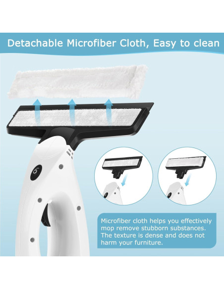 Aspiradora de Ventanas Inalámbrica Dizikzo 3 en 1 - Limpieza Eficaz