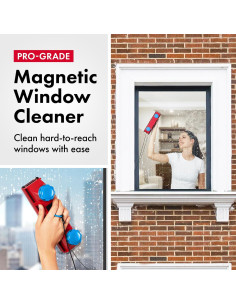 Limpiador de Ventanas Magnético Tyroler D3 AFC Doble Cara 0.25-2.79 cm 2