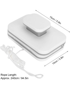 Limpiador Magnético de Ventanas Yosoo con Cuerda de Seguridad 2