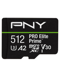 Tarjeta microSDXC PNY 512GB PRO Elite Prime U3 V30 200MB/s