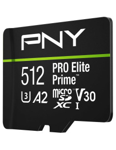 Tarjeta microSDXC PNY 512GB PRO Elite Prime U3 V30 200MB/s 2