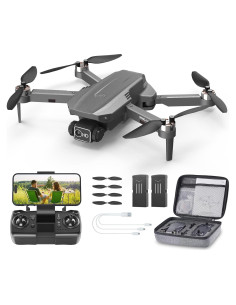 Dron B12 FERIETELF con cámara 4K, GPS, plegable, 184g