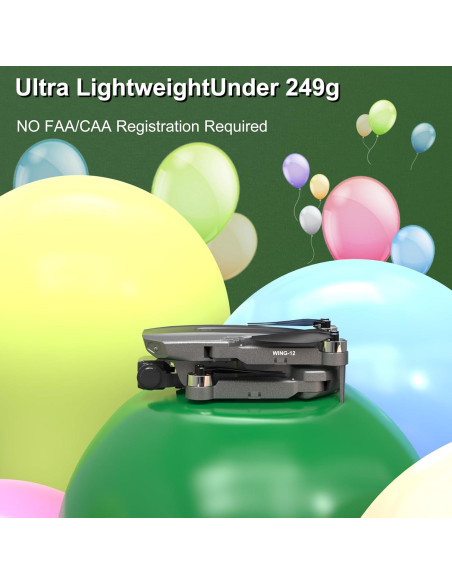Dron B12 FERIETELF con cámara 4K, GPS, plegable, 184g