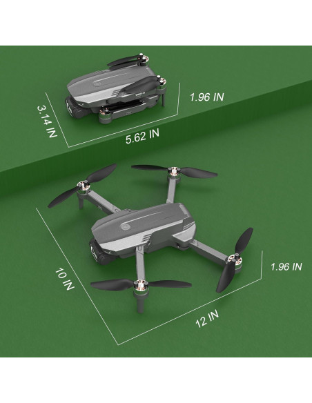 Dron B12 FERIETELF con cámara 4K, GPS, plegable, 184g