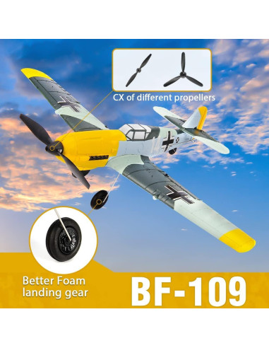 Avión de Control Remoto Roofworld BF109 30.8x40cm