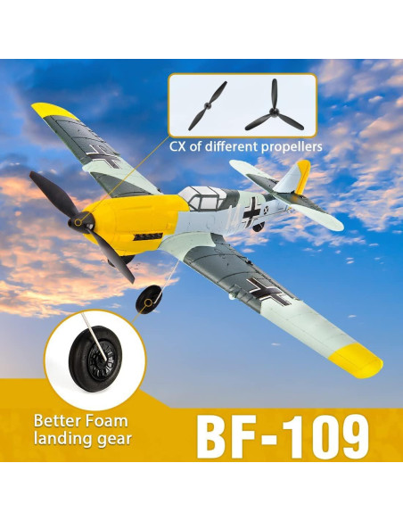 Avión de Control Remoto Roofworld BF109 30.8x40cm