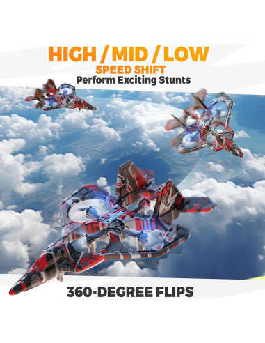 Dron Mini BEZGAR HQ057X Control Remoto Acrobacias 0.5kg