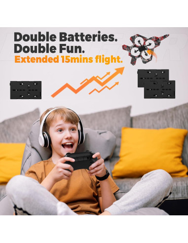 Dron Mini BEZGAR HQ057X Control Remoto Acrobacias 0.5kg