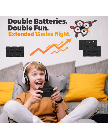 Dron Mini BEZGAR HQ057X Control Remoto Acrobacias 0.5kg