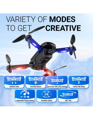 Dron Contixo F16 Plegable con Cámara HD 1080p y Control Gestual