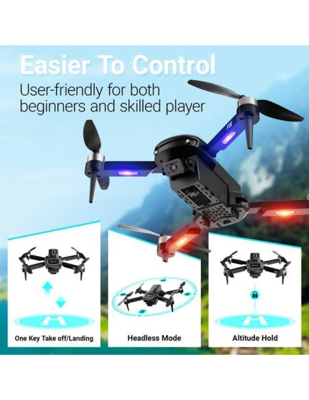 Dron Contixo F16 Plegable con Cámara HD 1080p y Control Gestual