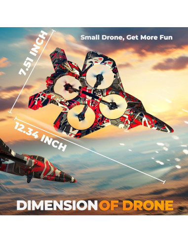 Dron Mini BEZGAR HQ057X Control Remoto Acrobacias 0.5kg