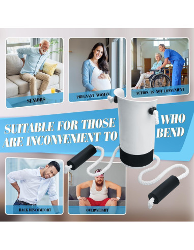 Dispositivo Ayudante para Calcetines Milifox con Mango de Espuma