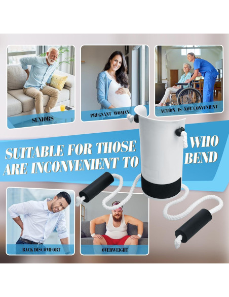 Dispositivo Ayudante para Calcetines Milifox con Mango de Espuma