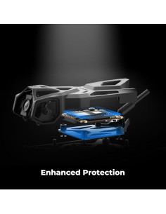 Soporte VTX HD BETAFPV para cámara DJI O4 con absorción de impactos 2