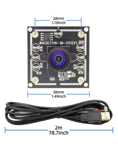 Módulo de Cámara USB Sevilinlu OV9732 100 Grados 1MP 3PCS