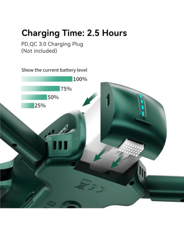 Batería de Litio Gleesfun G11PRO 7.7V 3200mAh Carga Rápida