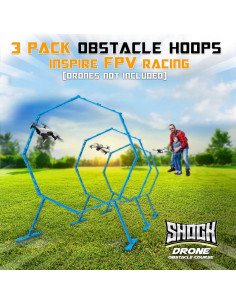 Curso de Obstáculos Drone Beria ZA01 - 3 Paquetes Aros 2