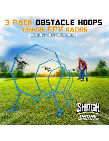 Curso de Obstáculos Drone Beria ZA01 - 3 Paquetes Aros