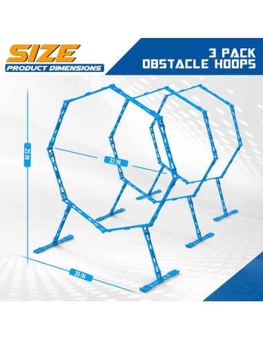Curso de Obstáculos Drone Beria ZA01 - 3 Paquetes Aros